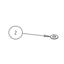 Truvox 00-0500-0533 M5 heavy washer stainless steel - parts diagram