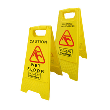 Dual Warning ‘A’ Frame Sign - 60cm x 30cm - Commercial Cleaning Machines Ltd