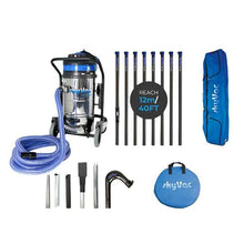 skyVac Industrial 85 With High Reach Pole Set - Triple Motor Machine With Upto 40ft Reach - Commercial Cleaning Machines Ltd