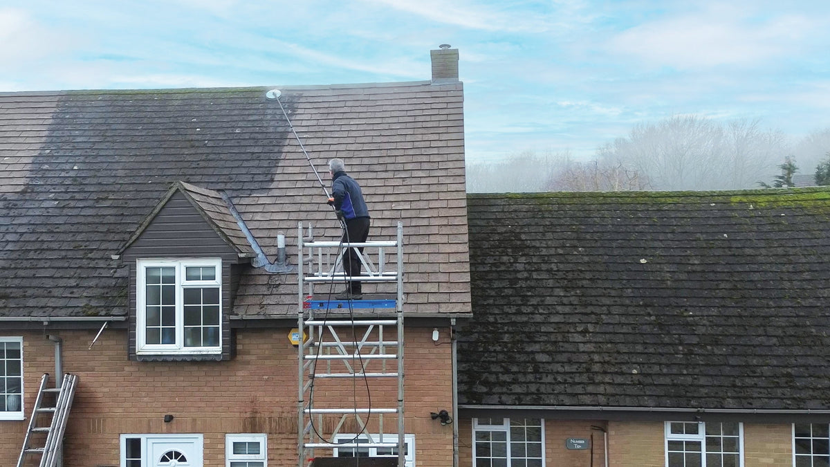 skyWash Roof Cleaning System - Premium Pole and Surface Cleaner - Commercial Cleaning Machines Ltd