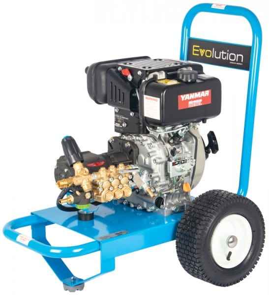 Evolution 1 Yanmar L70V Diesel Pressure Washer - 13lpm - 170bar- Direct Drive Pump