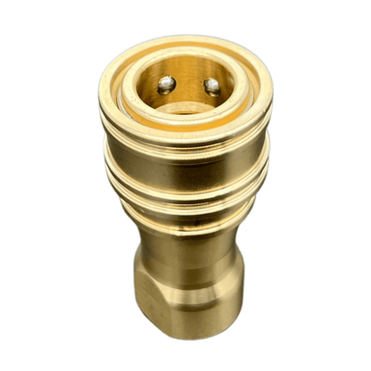 Female Brass Quick Connect Socket - Fits Most Commercial Carpet Cleaners