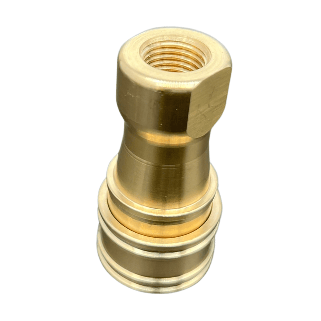 Female Brass Quick Connect Socket - Fits Most Commercial Carpet Cleaners