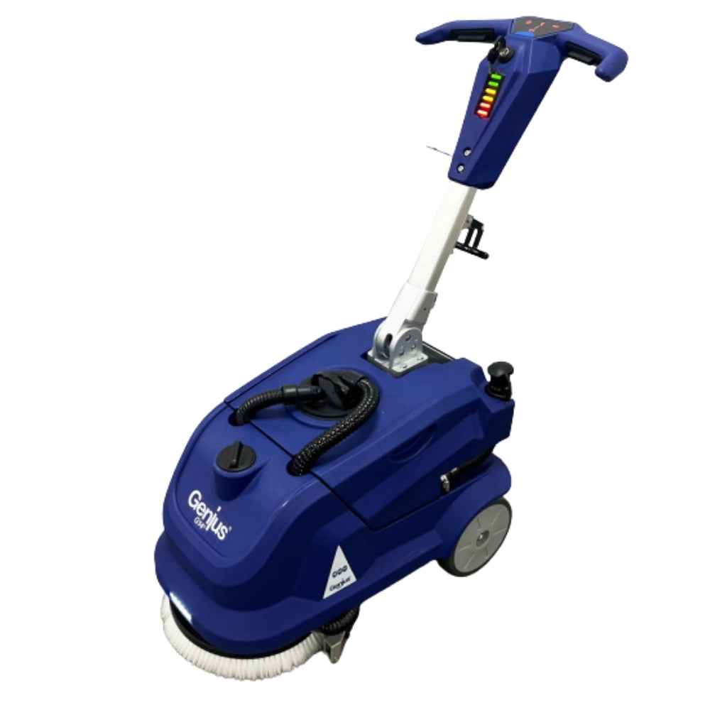 Genius G14B Compact 14" Walk Behind Battery Scrubber Dryer