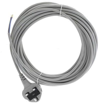 Grey 10m Mains Power Cable For Sebo Vacuum Cleaners - 10m - Commercial Cleaning Machines Ltd
