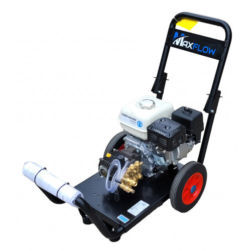 Maxflow Semi-Industrial Pressure Washer - Honda GX200 Washer 12LPM Drop Handle Frame