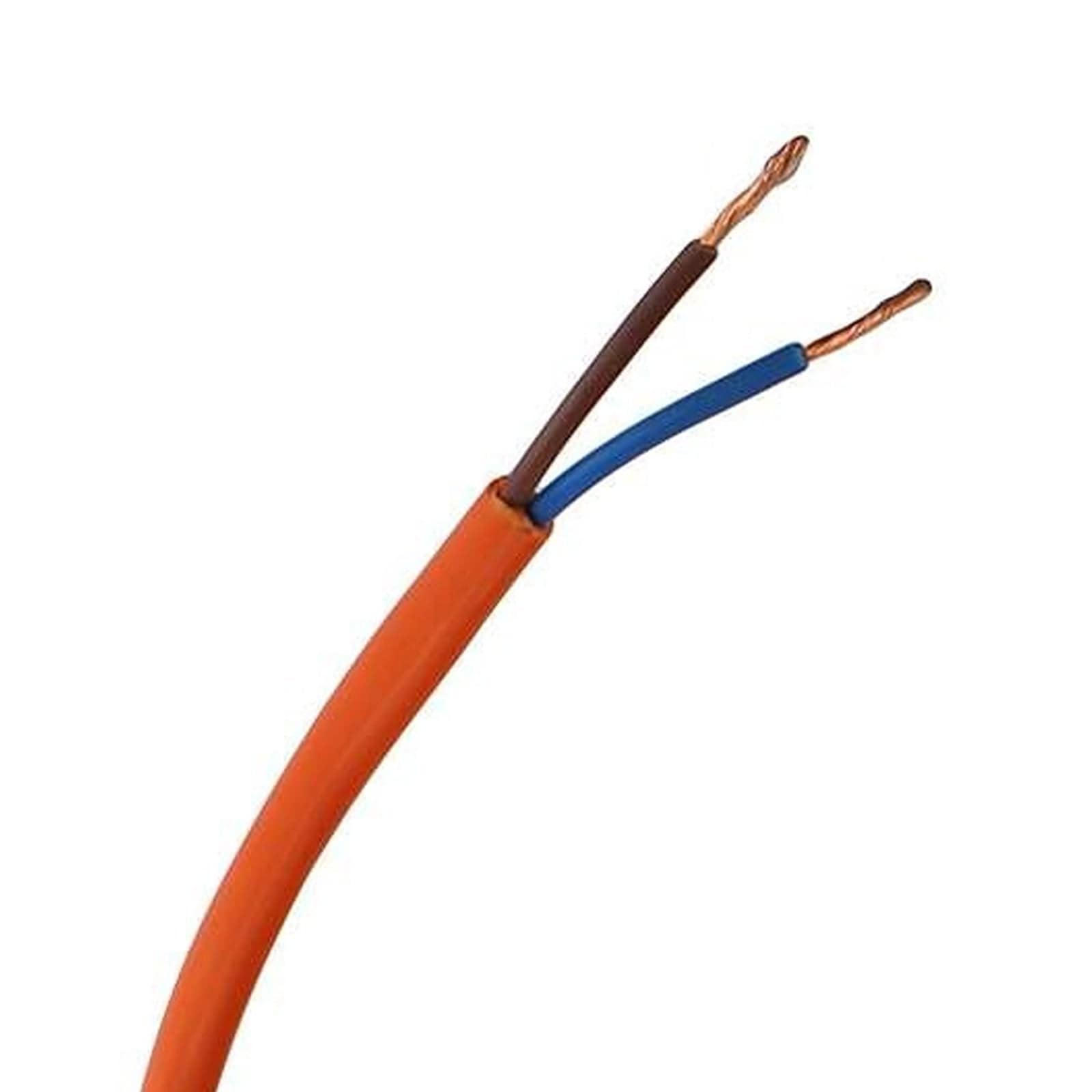High Visibility Orange Mains Power Cable For Sebo Vacuum Cleaners - 12m - Commercial Cleaning Machines Ltd
