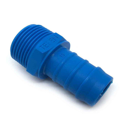 3/4" Male Thread 1" Barb Plastic Hose Tail