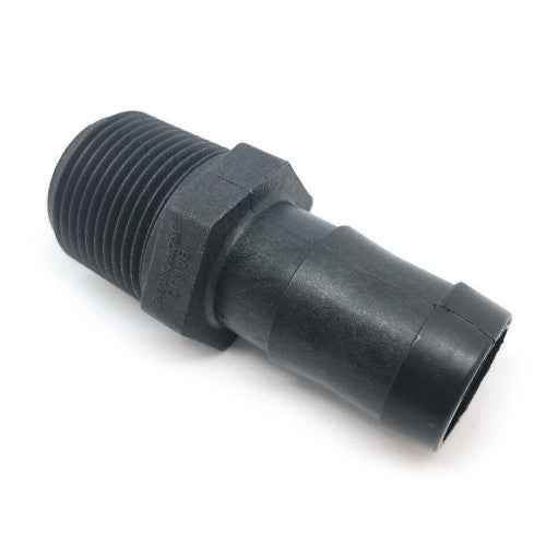 1" Male Thread 3/4" Barb Plastic Hose Tail