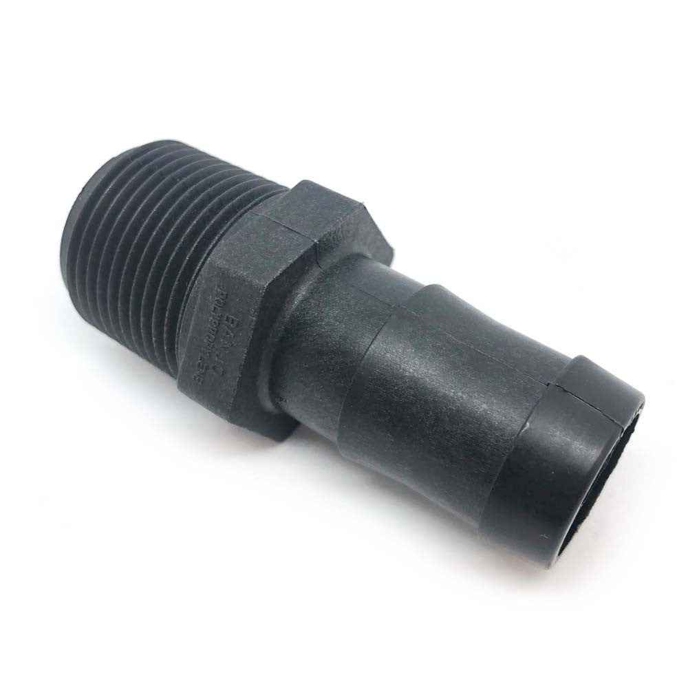 1" Male Thread 3/4" Barb Plastic Hose Tail