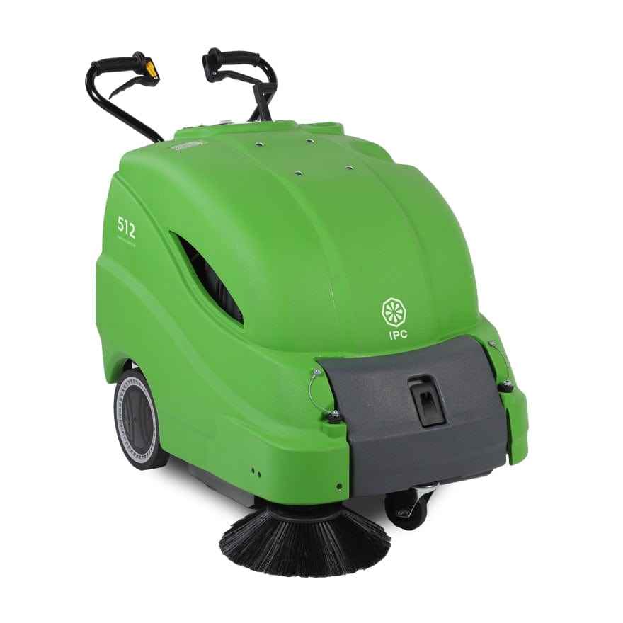IPC 512 Large 70cm, 50 Litre Powered Sweeper With Vacuum - 105Ah