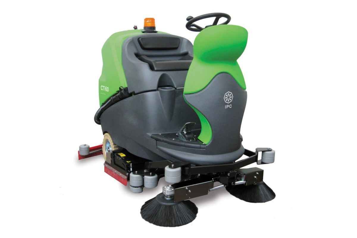 IPC CT160 BT75R Scrubber Dryer With Sweep Function - 160 Litre - 30 Inch