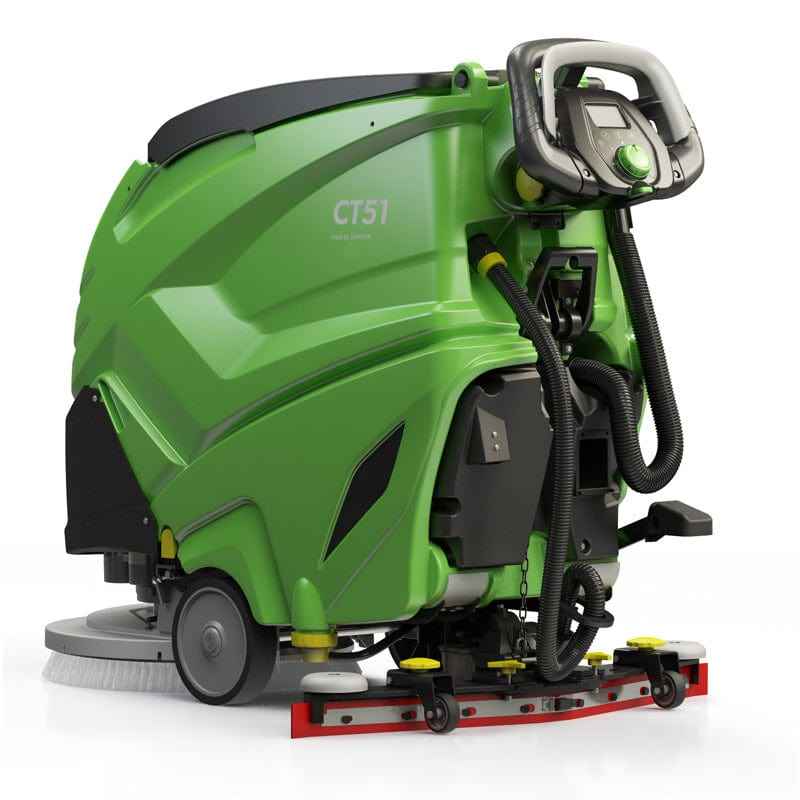 IPC CT51 B50 Large 50l Battery Floor Scrubber Dryer - 19 inch - Commercial Cleaning Machines Ltd