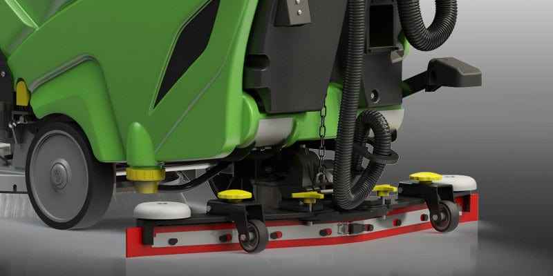 IPC CT51 BT70 Large 50l Battery Floor Scrubber Dryer With Traction - 27 inch - Commercial Cleaning Machines Ltd