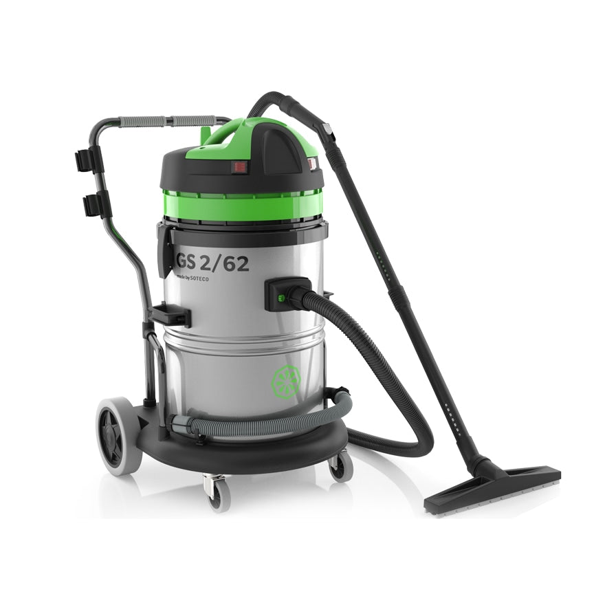 IPC GS 2/62 Wet and Dry Vacuum Cleaner - 62 Litre - 2600w - 240v - Commercial Cleaning Machines Ltd