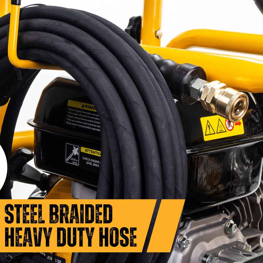 JCB Petrol Pressure Washer - PW7532P - 7.5hp JCB Engine - 3100psi