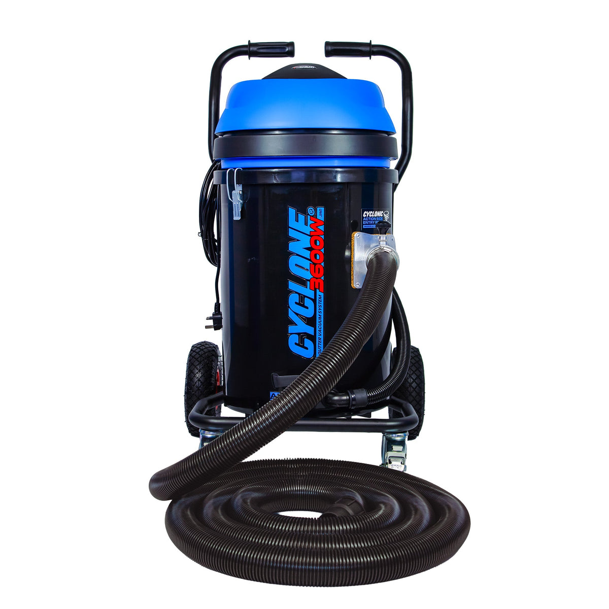 Kiam Products Kiam CYCLONE® All Terrain Gutter Vacuum System 3600W 76L Polypropylene (Black)