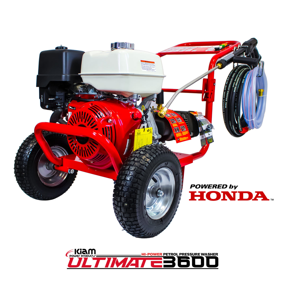 Kiam Products Kiam 3600PR Petrol Pressure Washer Honda GX390 Engine 3600 PSI 15 LPM