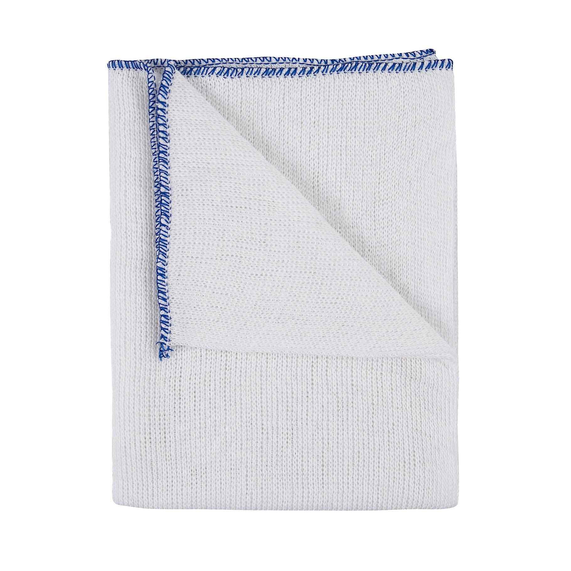Lightweight Bleached Dishcloth 40x30cm - Box of 500 - Commercial Cleaning Machines Ltd