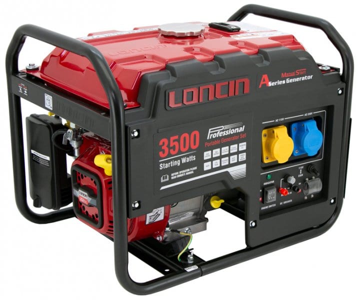 Loncin LC3500-AS5 Generator - 2.5kw - 212cc Petrol Engine - Commercial Cleaning Machines Ltd