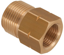 M22 to 3/8 BSPF Adaptor - Brass Connector 250bar Rated - Commercial Cleaning Machines Ltd