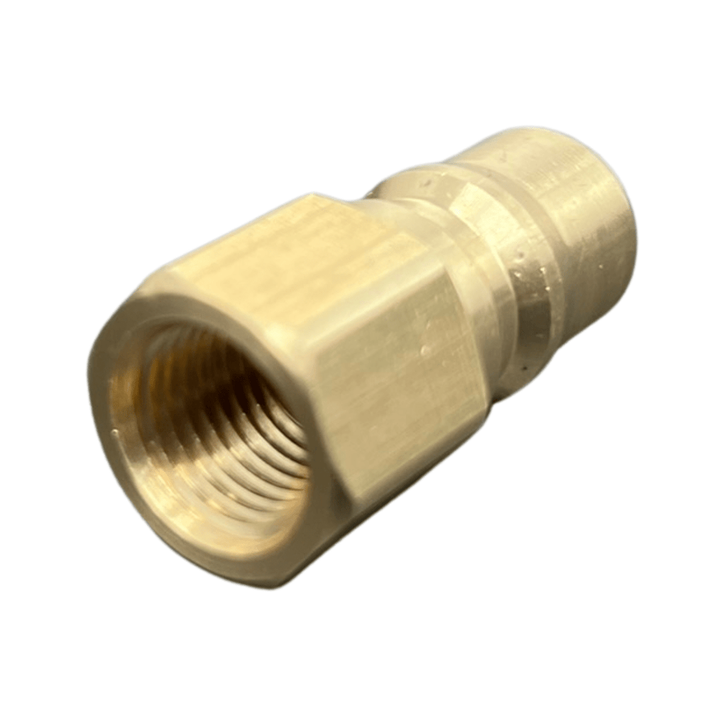 Male Brass Quick Connect Plug - Fits Most Commercial Carpet Cleaners