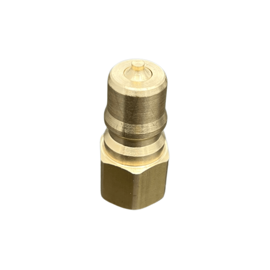 Male Brass Quick Connect Plug - Fits Most Commercial Carpet Cleaners