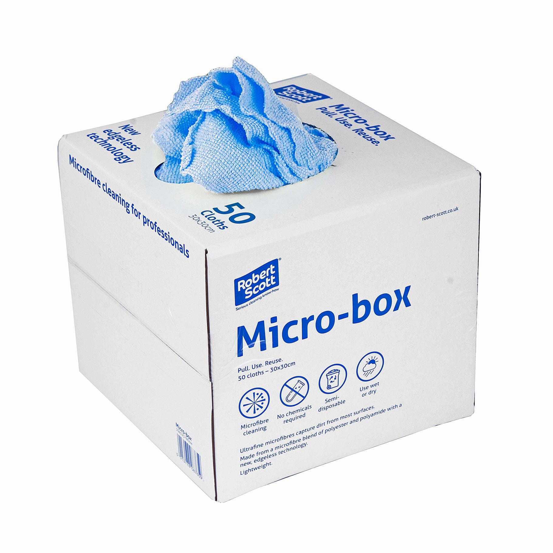 Micro-box Microfibre Cloth - Box of 400 - Commercial Cleaning Machines Ltd