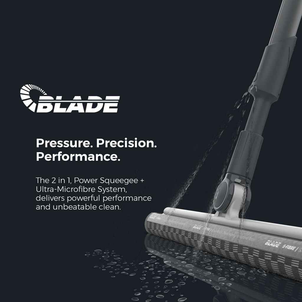 Motor Scrubber Blade Mopping System - Includes Blade and S-Fibre Pad