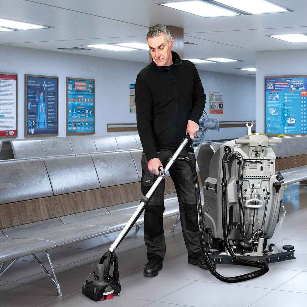 MotorScrubber FORCE - Add Portable Scrubbing And Small Area Cleaning To Any Large Scrubber Dryer