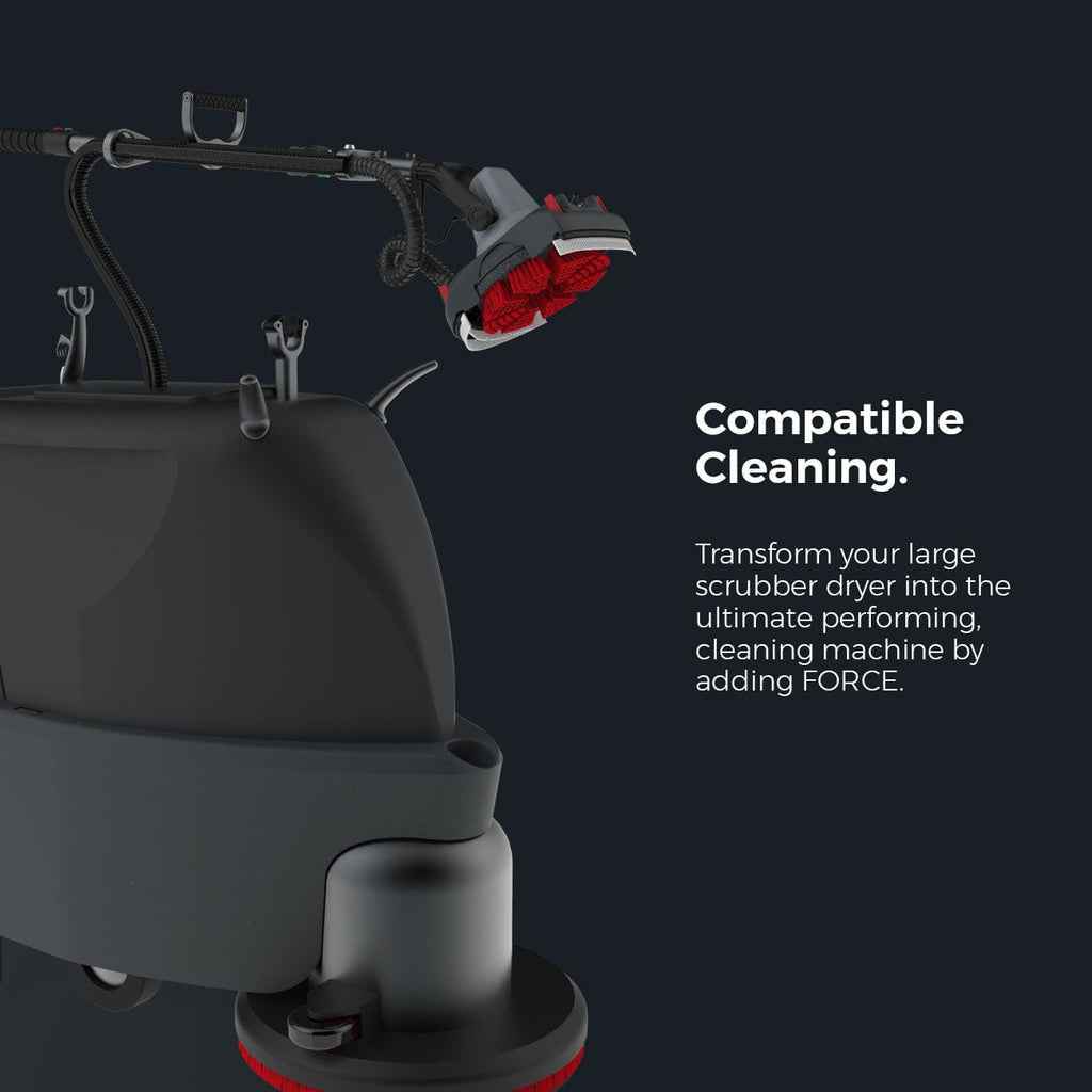 MotorScrubber FORCE - Add Portable Scrubbing And Small Area Cleaning To Any Large Scrubber Dryer