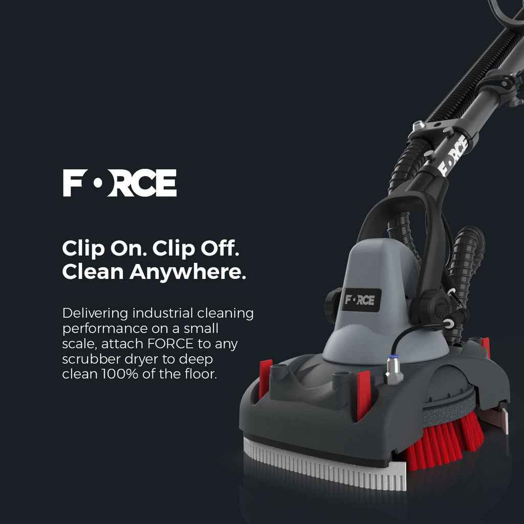 MotorScrubber FORCE - Add Portable Scrubbing And Small Area Cleaning To Any Large Scrubber Dryer