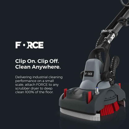 MotorScrubber FORCE - Add Portable Scrubbing And Small Area Cleaning To Any Large Scrubber Dryer