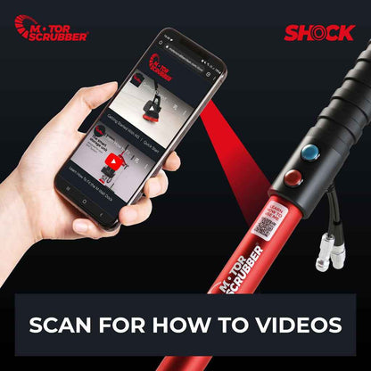 MotorScrubber Shock Starter Kit - Oscillating Deep Cleaner - No Battery Backpack