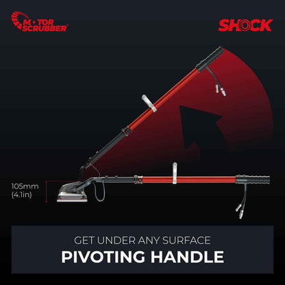 MotorScrubber Shock Starter Kit - Oscillating Deep Cleaner - No Battery Backpack