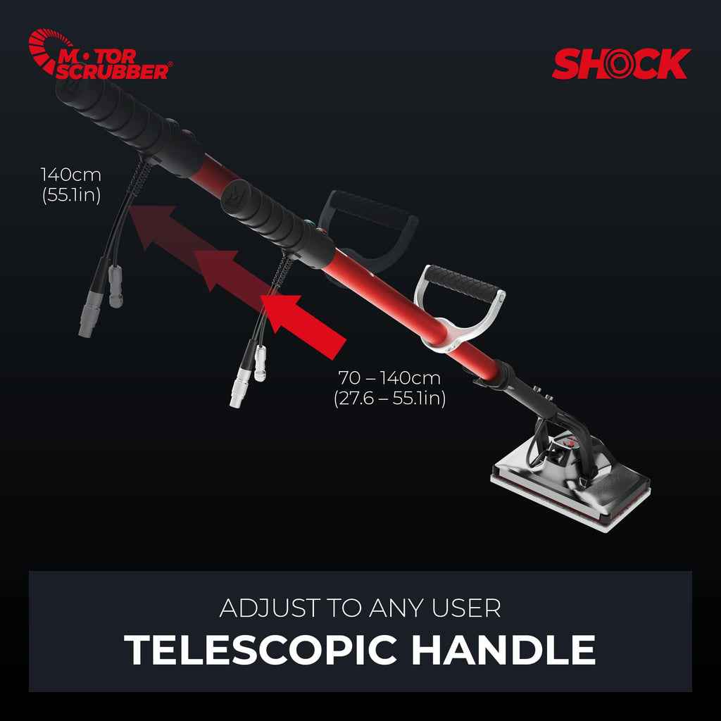 MotorScrubber Shock Starter Kit - Oscillating Deep Cleaner - No Battery Backpack