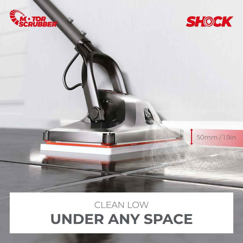 MotorScrubber Shock Starter Kit With Battery Backpack - Oscillating Deep Cleaner