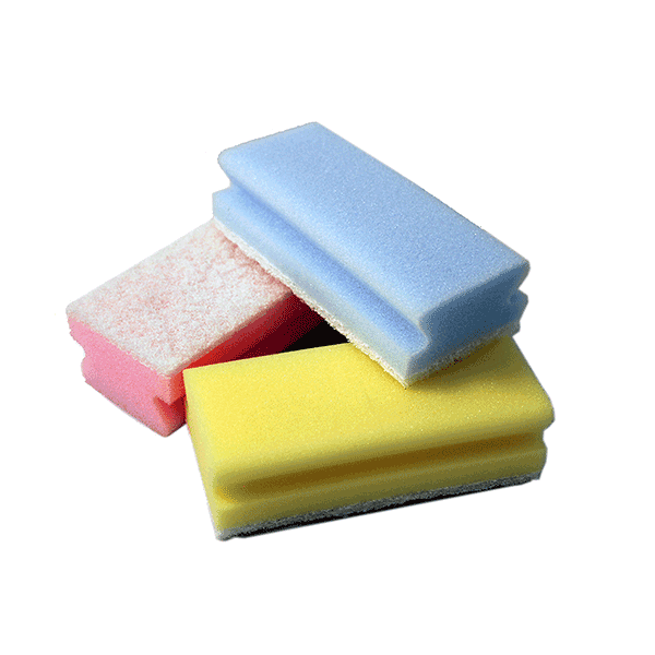 Optima Proclean Sponge Scourers - Pack of 10 - Colour Coded - Commercial Cleaning Machines Ltd