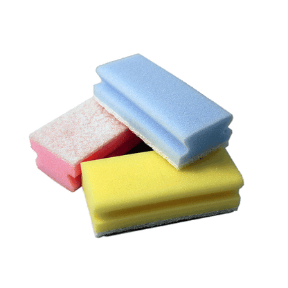 Optima Proclean Sponge Scourers - Pack of 10 - Colour Coded - Commercial Cleaning Machines Ltd