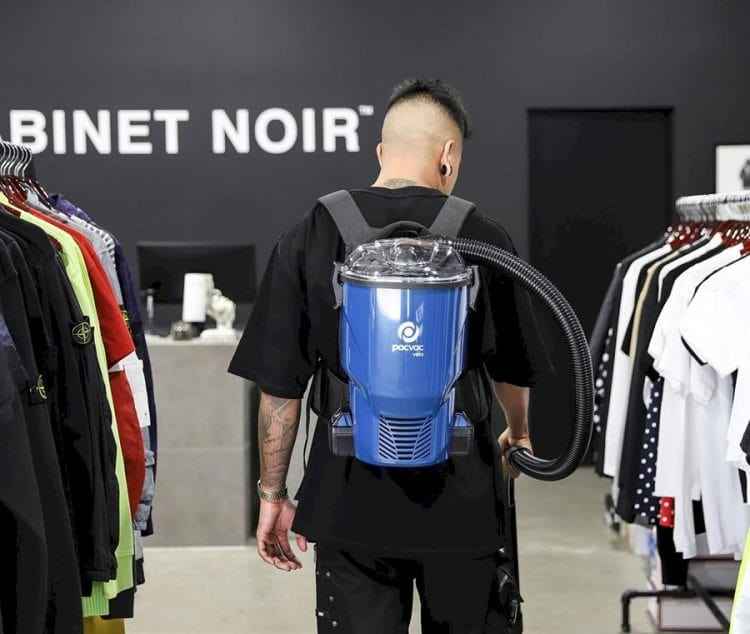 Pacvac Velo Commercial Back Pack Vacuum Cleaner - Lightweight, Battery Powered