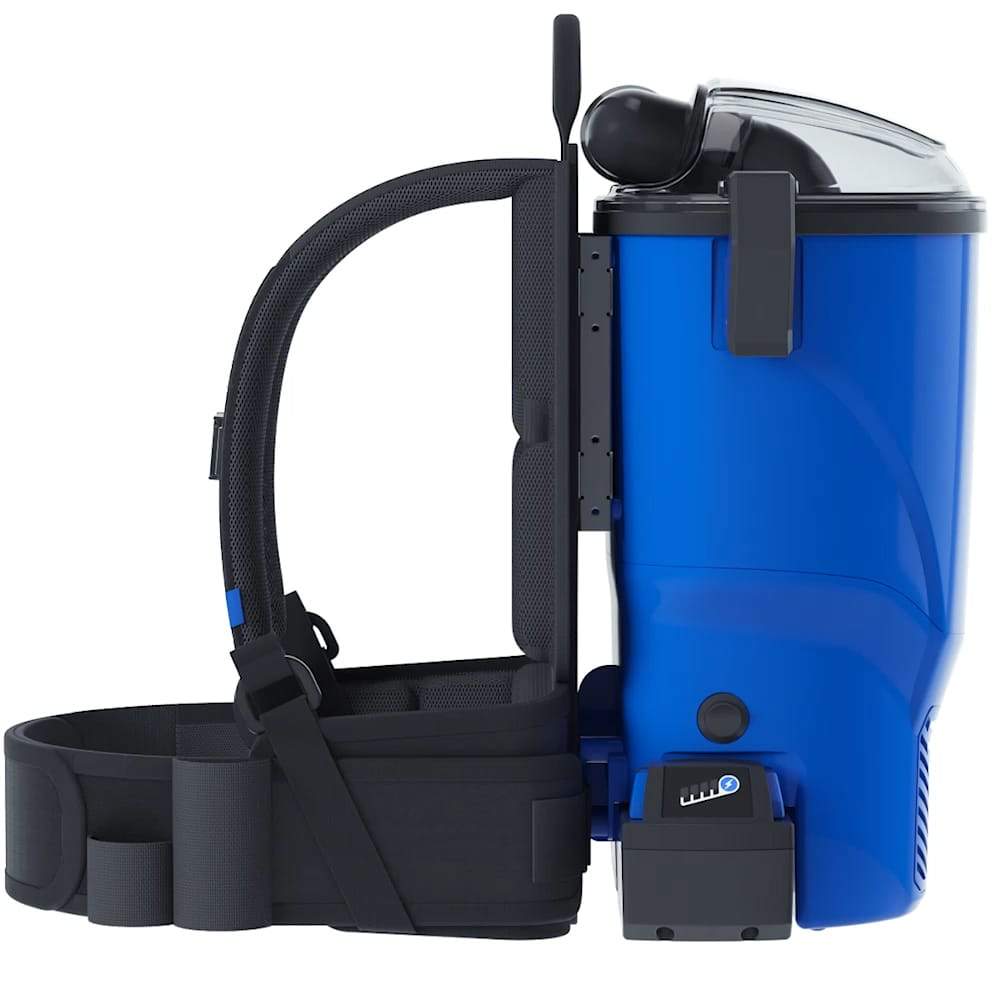 Pacvac Velo Commercial Back Pack Vacuum Cleaner - Lightweight, Battery Powered - Commercial Cleaning Machines Ltd
