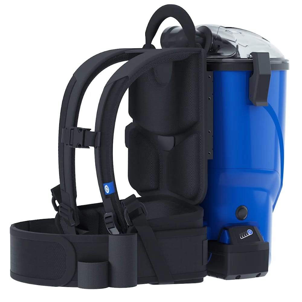 Pacvac Velo Commercial Back Pack Vacuum Cleaner - Lightweight, Battery Powered - Commercial Cleaning Machines Ltd