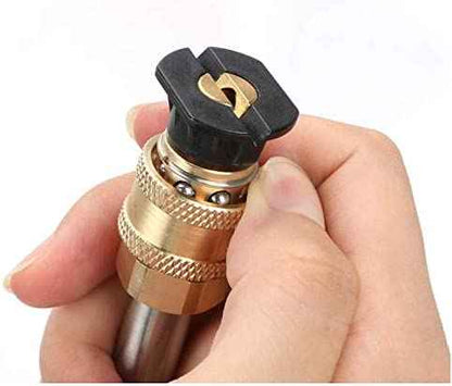 Pressure Washer QR Spray Nozzle Tip Set 1/4 Quick Release - Pack of 5