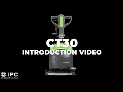IPC CT30 Compact Powerful Battery Floor Scrubber Dryer - 17 inch