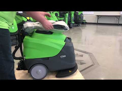 IPC CT45 Powerful 45l Battery Floor Scrubber Dryer - 19 inch