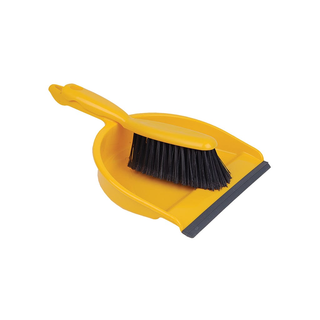 Professional Dustpan & Brush Set Soft - Box of 12 - Commercial Cleaning Machines Ltd