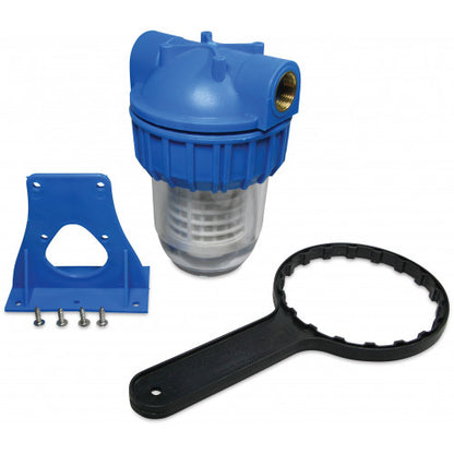 HYDRO-S CLEARBOWL FILTER 5" 60 MICRON 3/4 FEMALE