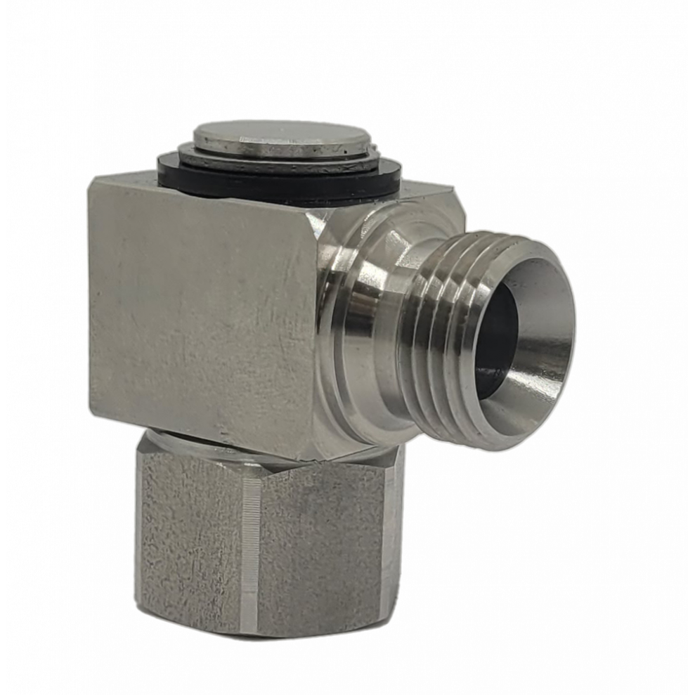 1/2" 90 degree Stainless Steel Swivel For Reel 6