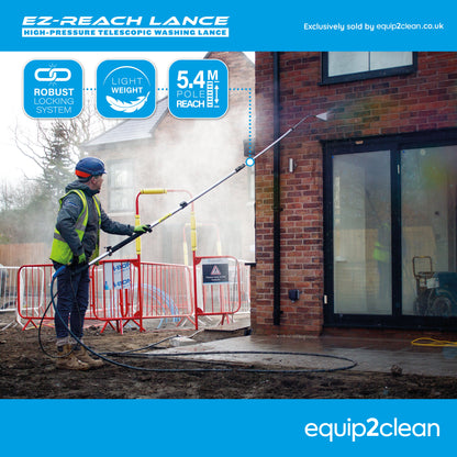 Kiam Products 5.4m (18') LIGHTWEIGHT Telescopic Lance with FREE HARNESS