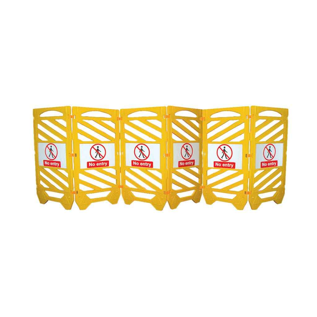 Safety Barrier Sign (Pair) - Box of 6